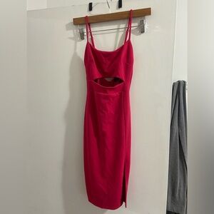 Lulus hot pink mini dress